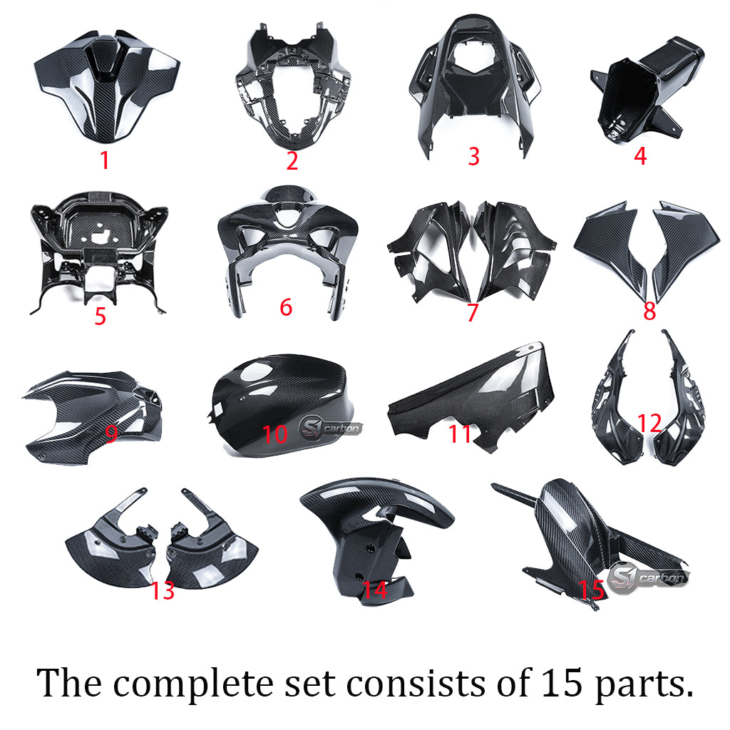 S1carbon BMW S1000RR M1000RR 2020-2024 Carbon Fiber Full fairing Kits – 100% Dry Carbon