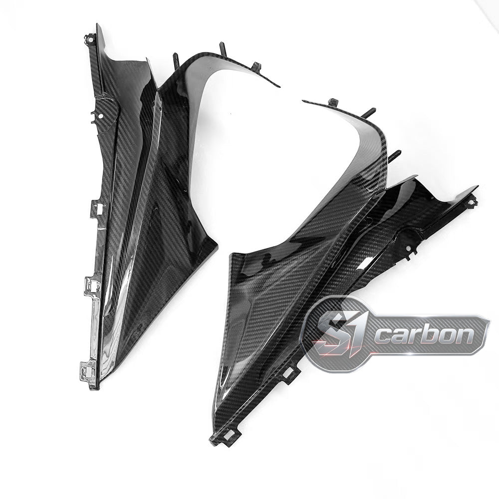S1carbon BMW S1000RR 2026-2019 Carbon Fiber Dash Board Upper Side Fairings – 100% Dry Carbon