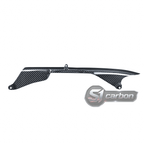S1carbon Kawasaki ZX6R 2020-2026 Carbon Fiber Chain Guard – 100% Dry Carbon