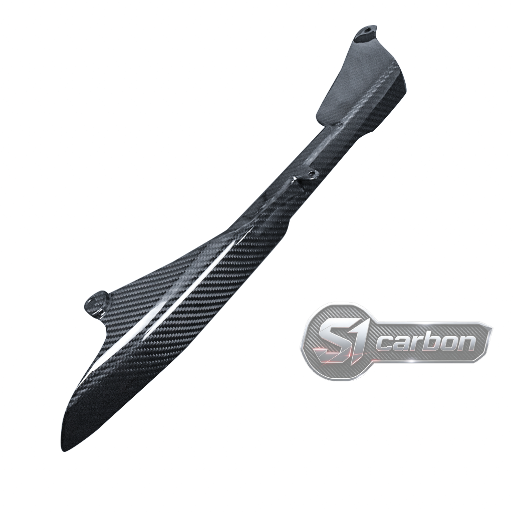 S1carbon Kawasaki ZX6R 2020-2026 Carbon Fiber Chain Guard – 100% Dry Carbon