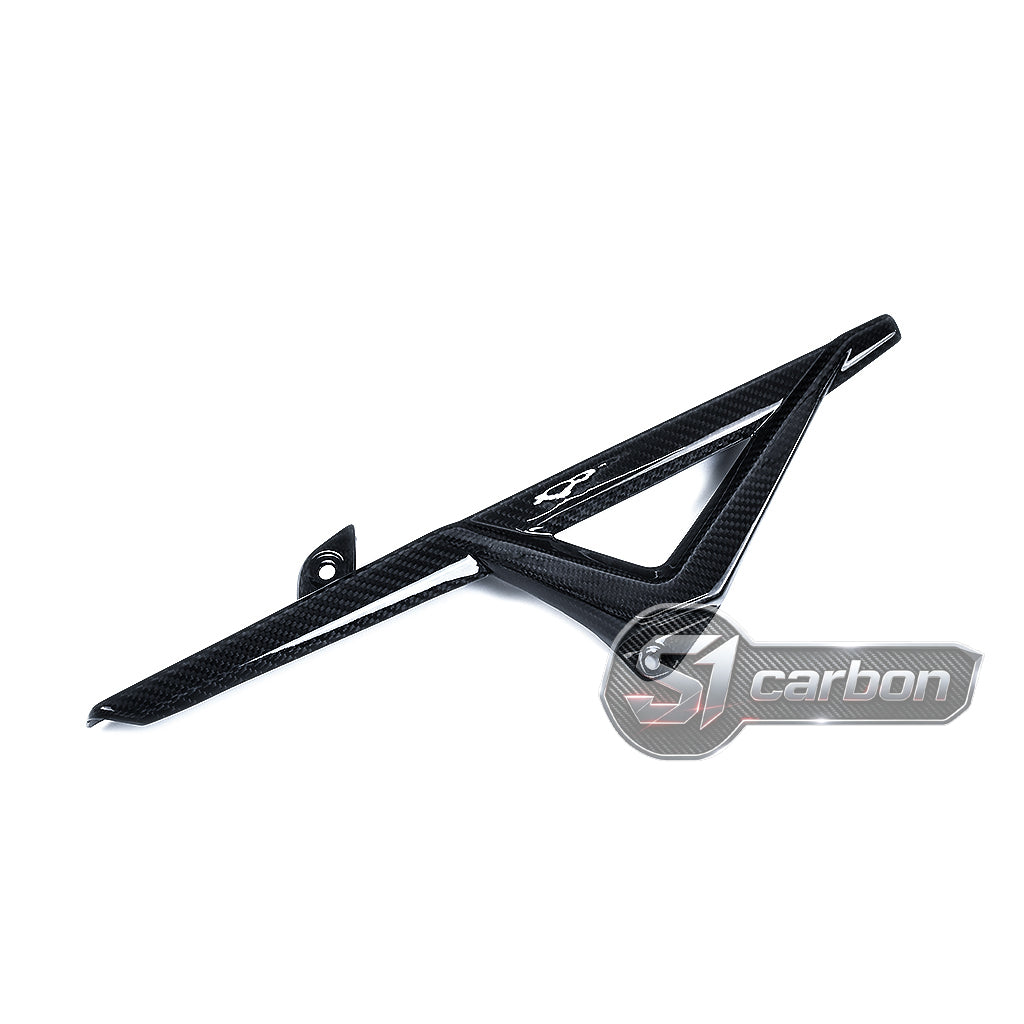 S1carbon Aprilia RSV4 2021-2026 Carbon Fiber Chain Guard – 100% Dry Carbon