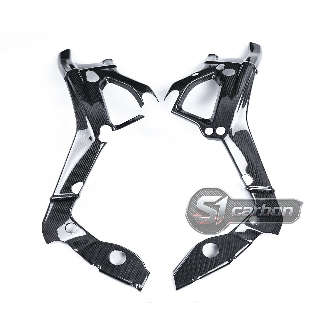 S1carbon BMW S1000RR S1000R M1000RR M1000R 2026-2021 Carbon Fiber Frame Cover – 100% Dry Carbon