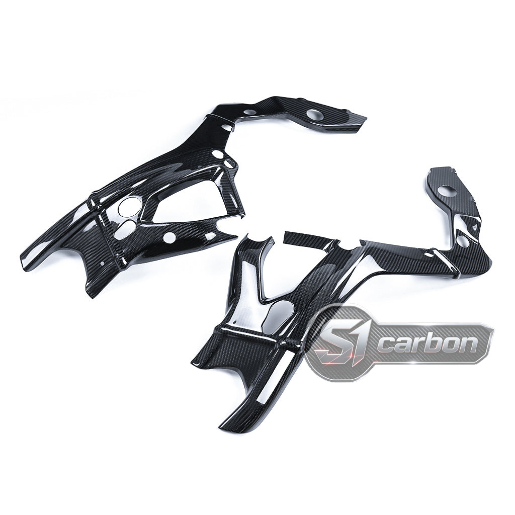 S1carbon BMW S1000RR S1000R M1000RR M1000R 2026-2021 Carbon Fiber Frame Cover – 100% Dry Carbon