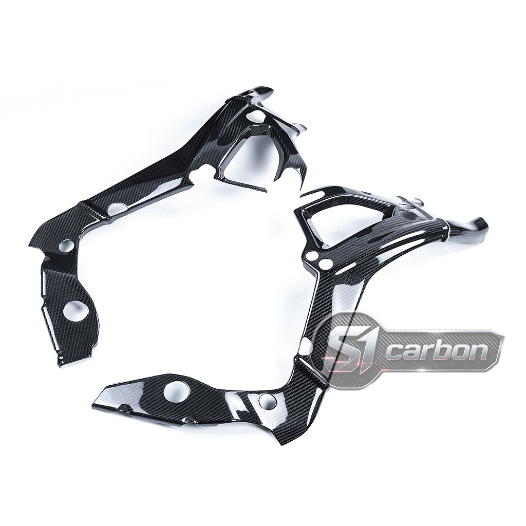S1carbon BMW S1000RR S1000R M1000RR M1000R 2026-2021 Carbon Fiber Frame Cover – 100% Dry Carbon