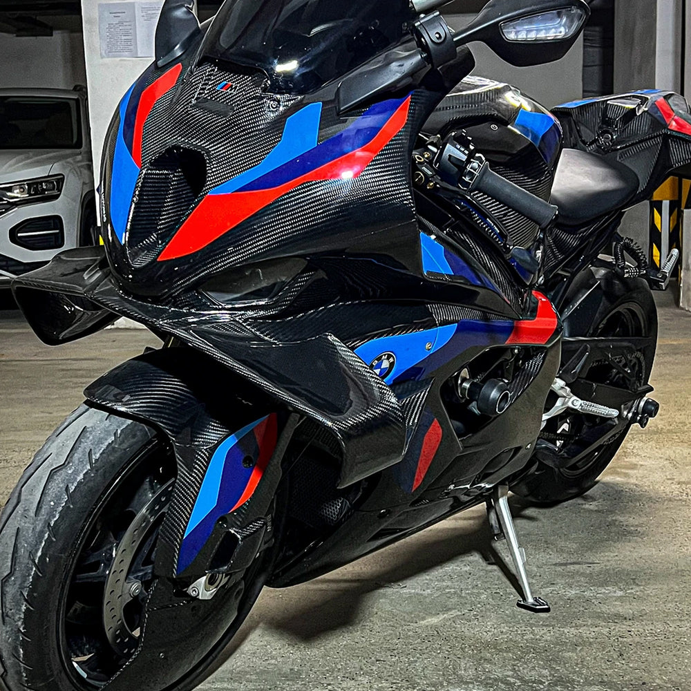 S1carbon BMW M1000RR 2025-2026 Carbon Fiber Front Fairing – 100% Dry Carbon
