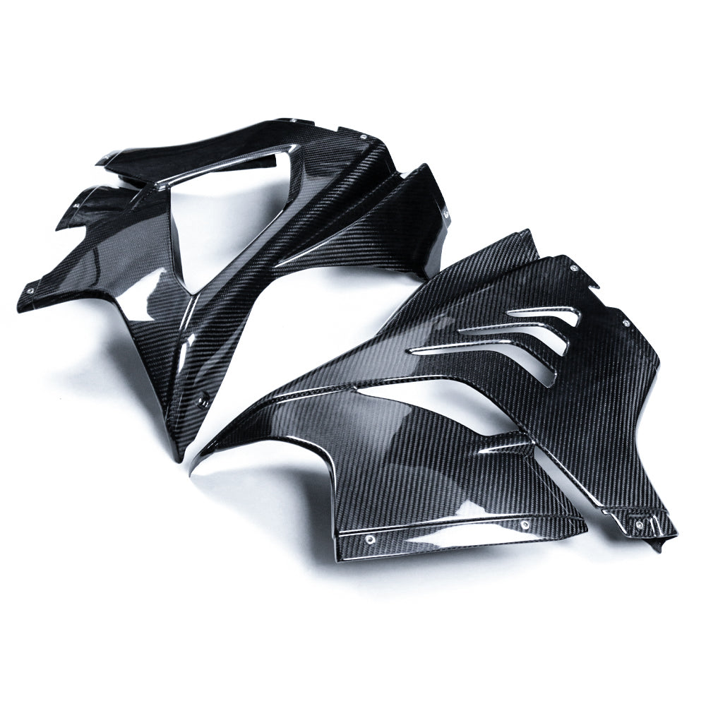 S1carbon BMW M1000RR 2025-2026 Carbon Fiber Side Fairings – 100% Dry Carbon