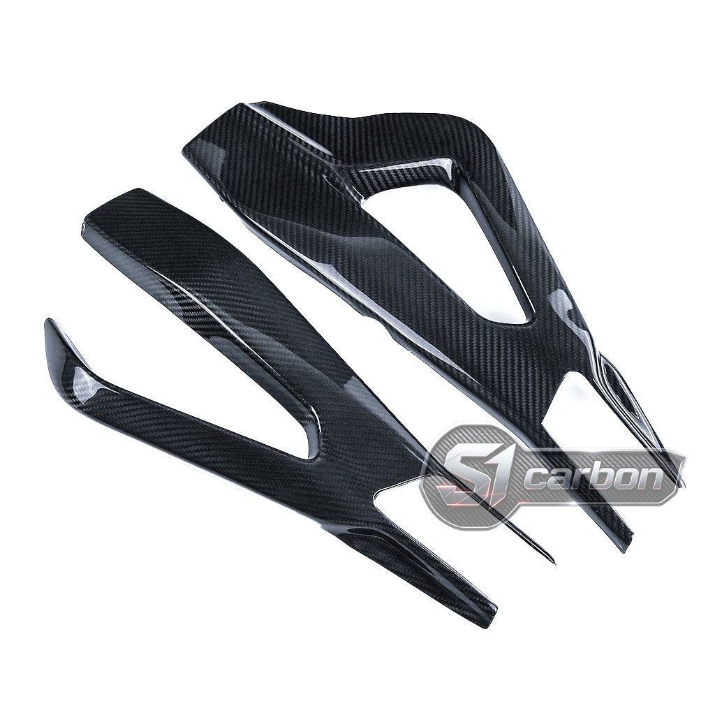 S1carbon BMW S1000RR M1000RR S1000R M1000R 2021-2026 Carbon Fiber Swingarm Cover – 100% Dry Carbon