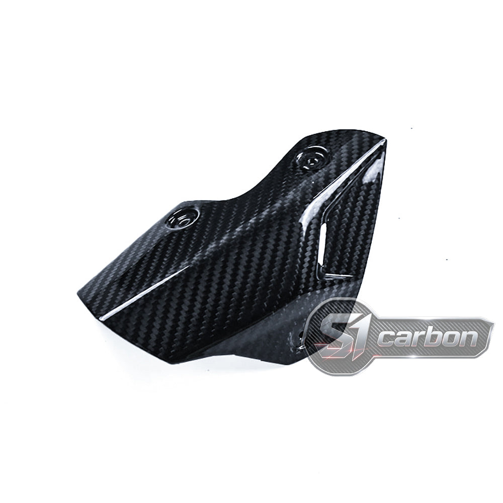 S1carbon BMW S1000R 2021-2026 Carbon Fiber Exhaust Cover – 100% Dry Carbon