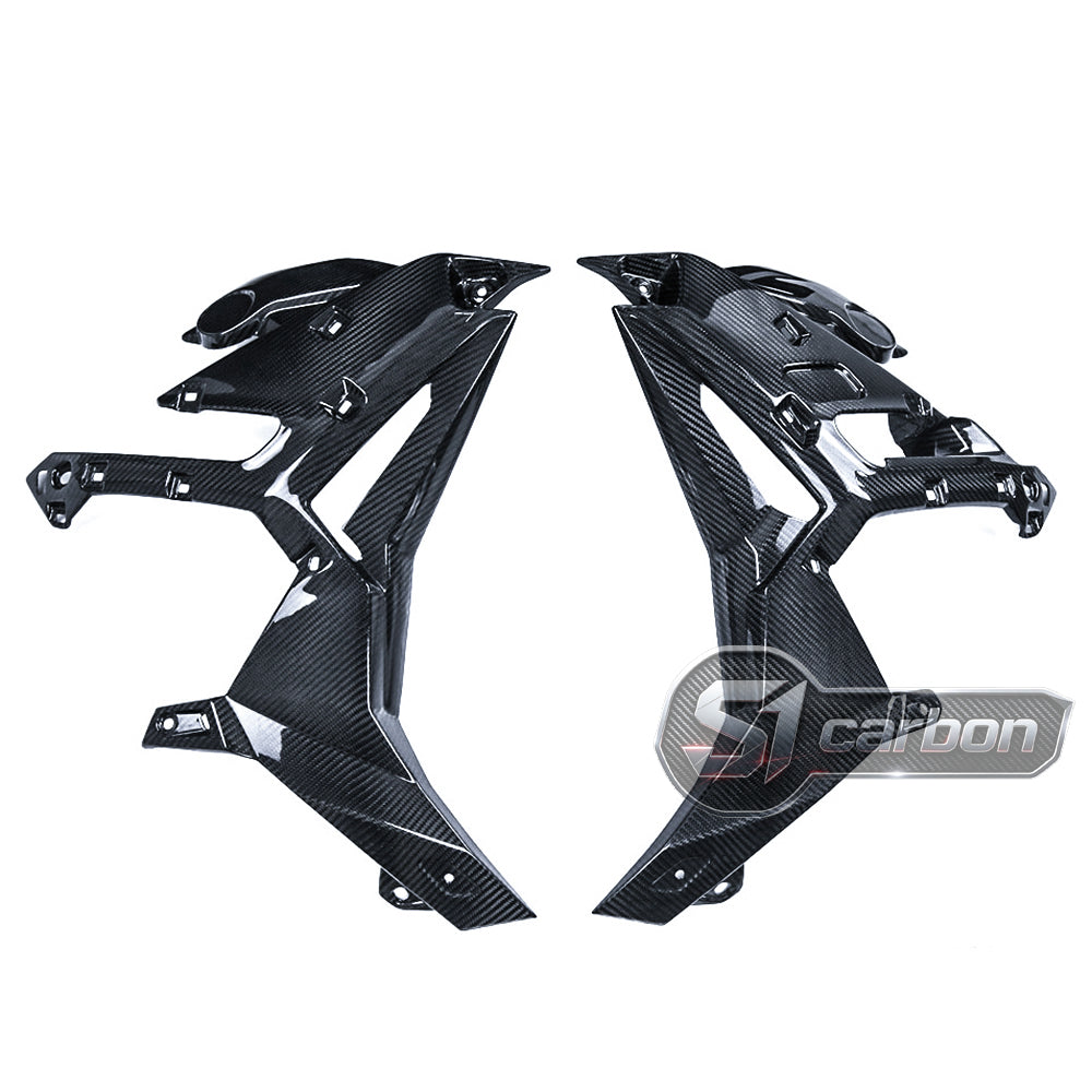 S1carbon BMW S1000R 2021-2026 Carbon Fiber Inner Side Fairings – 100% Dry Carbon