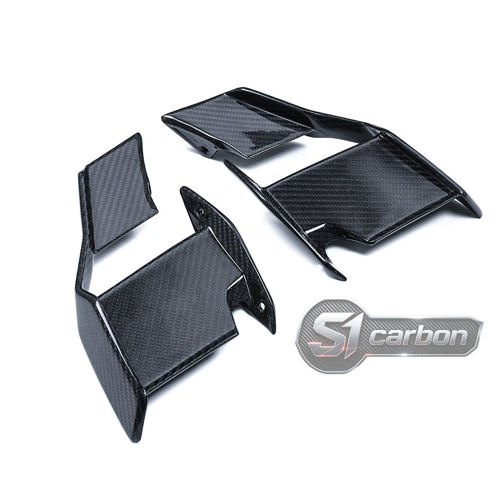S1carbon BMW S1000R 2021-2026 Carbon Fiber Winglets – 100% Dry Carbon