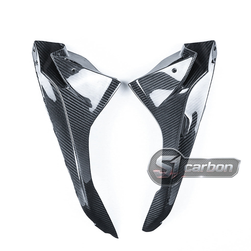 S1carbon BMW S1000RR 2015-2018 Carbon Fiber Upper Side Fairings – 100% Dry Carbon