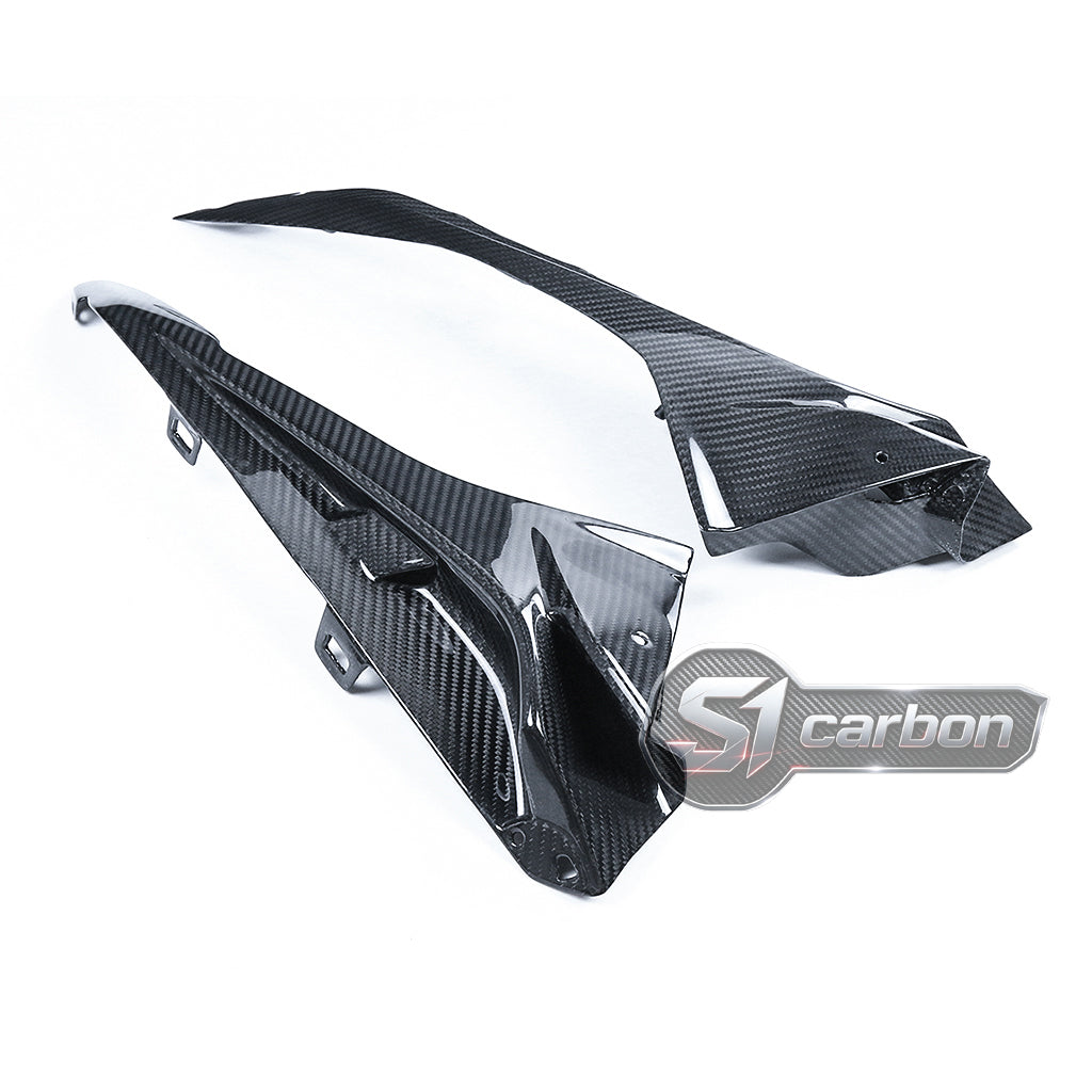 S1carbon BMW S1000RR 2015-2018 Carbon Fiber Upper Side Fairings – 100% Dry Carbon