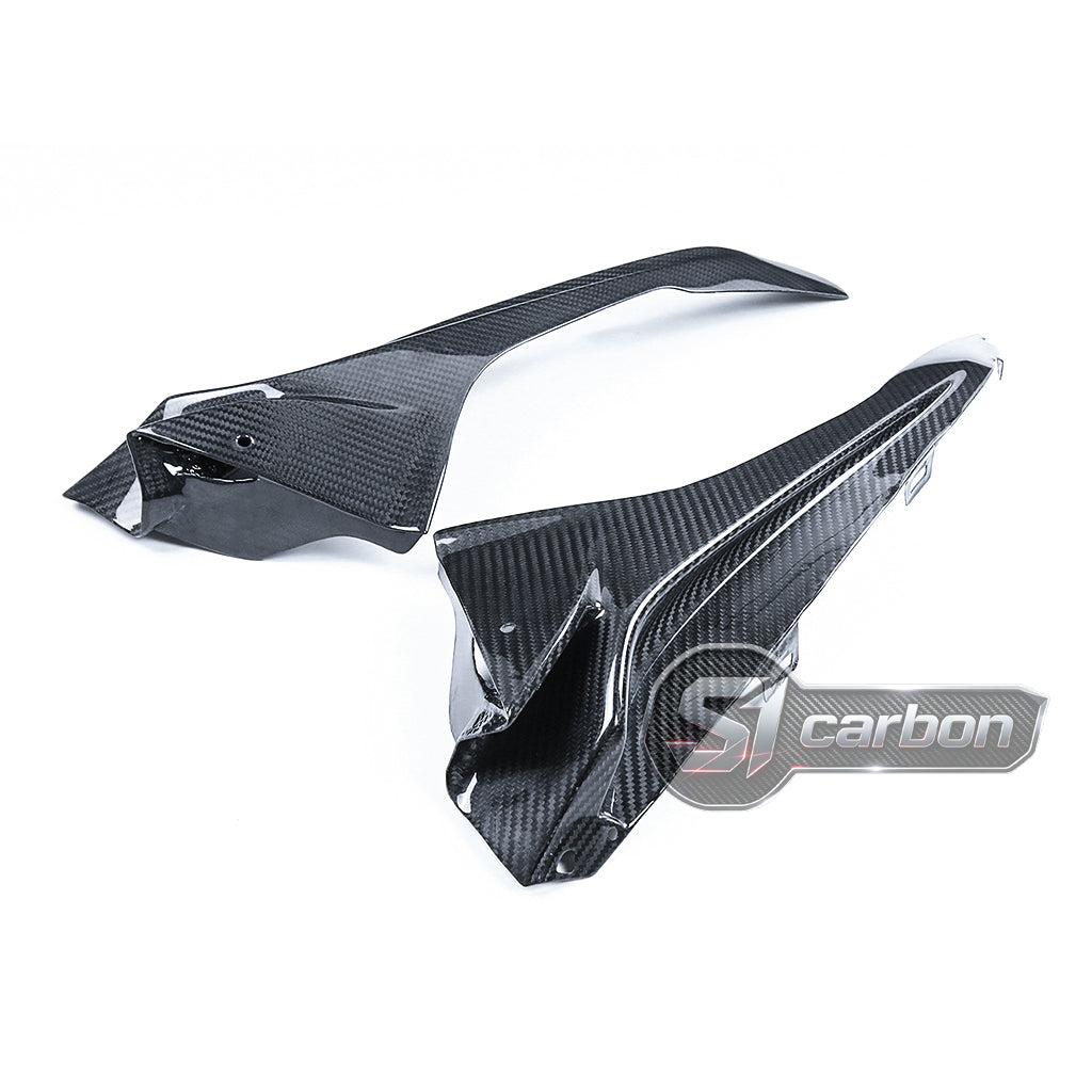 S1carbon BMW S1000RR 2015-2018 Carbon Fiber Upper Side Fairings – 100% Dry Carbon