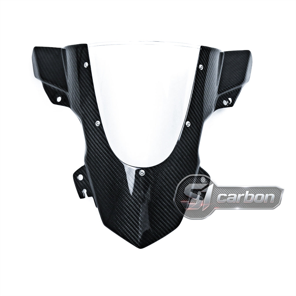 S1carbon BMW S1000RR 2015-2018 Carbon Fiber Windshield – 100% Dry Carbon