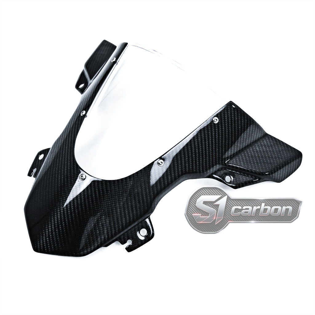 S1carbon BMW S1000RR 2015-2018 Carbon Fiber Windshield – 100% Dry Carbon