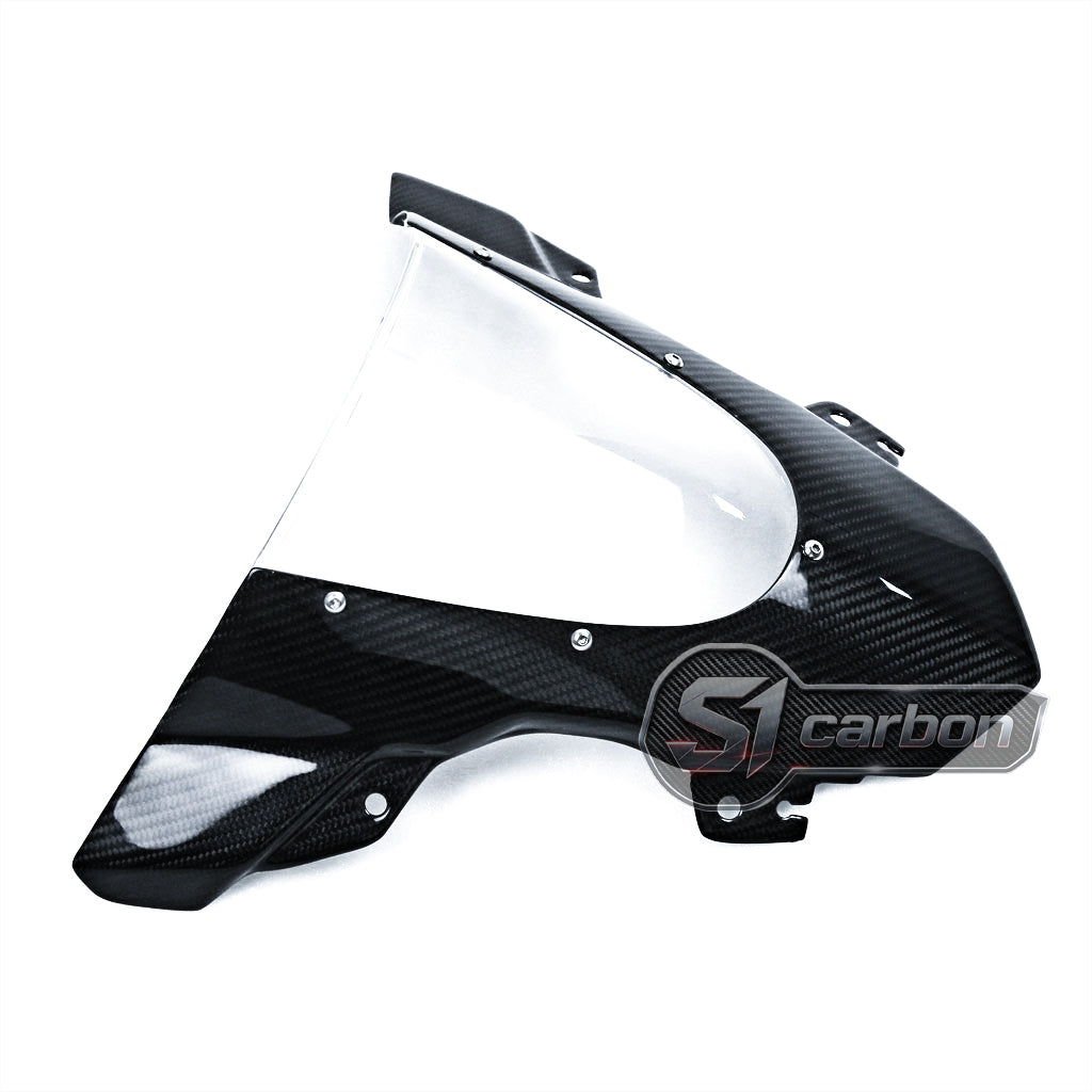 S1carbon BMW S1000RR 2015-2018 Carbon Fiber Windshield – 100% Dry Carbon