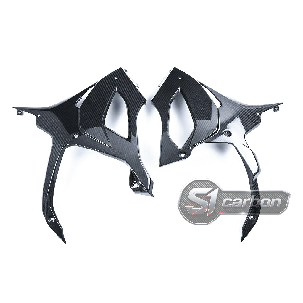 S1carbon BMW S1000RR 2019-2026 Carbon Fiber Lower Side Fairings – 100% Dry Carbon