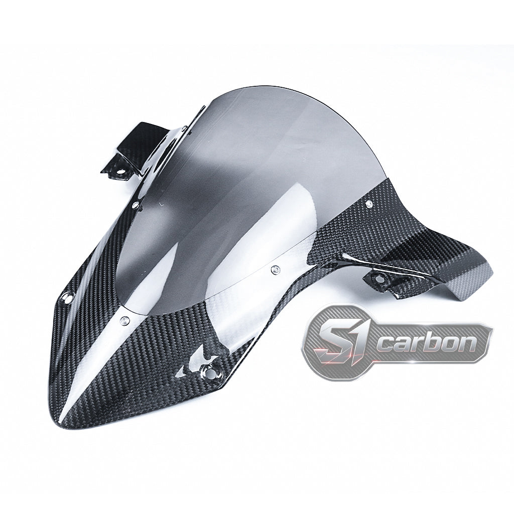 S1carbon BMW S1000RR 2019-2026 Carbon Fiber Windshield – 100% Dry Carbon