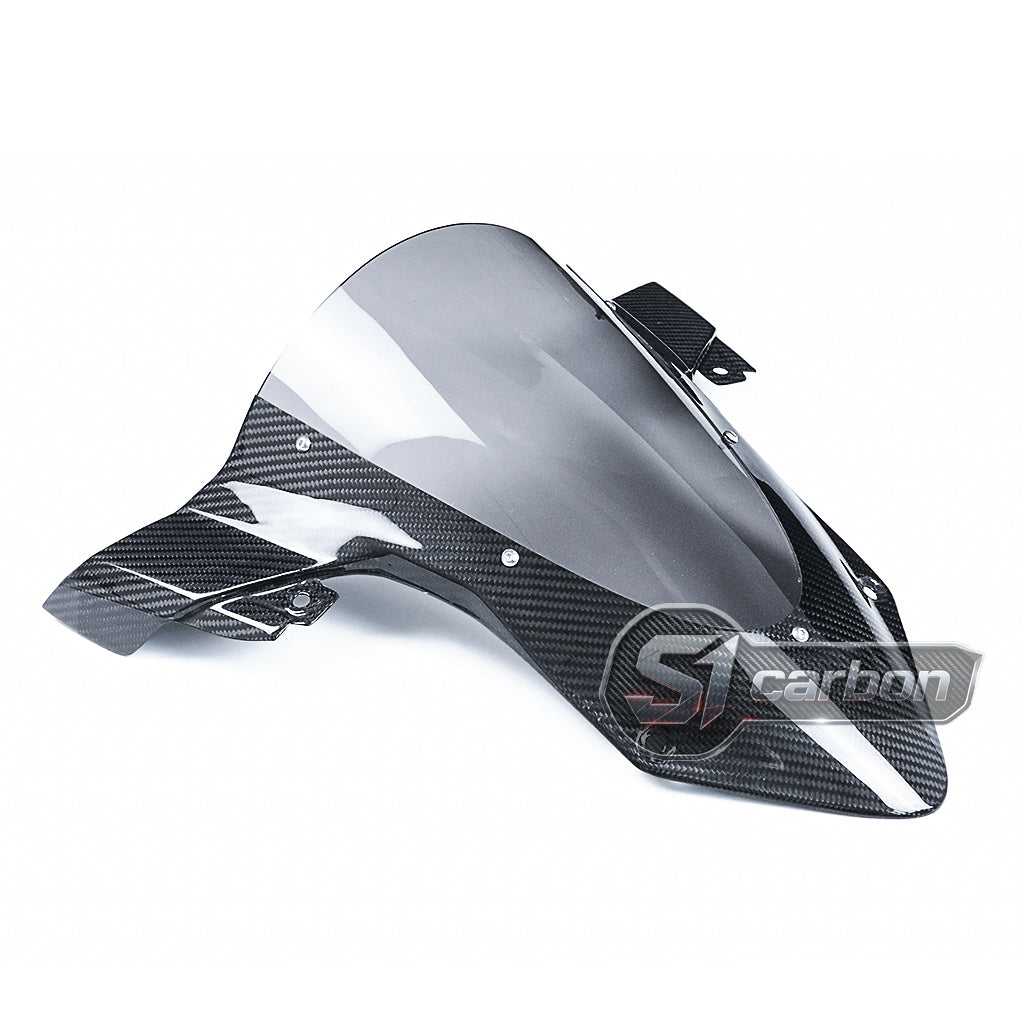 S1carbon BMW S1000RR 2019-2026 Carbon Fiber Windshield – 100% Dry Carbon