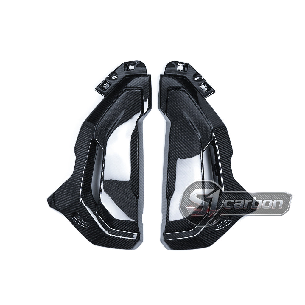 S1carbon BMW S1000XR 2021-2024 Carbon Fiber Radiator Cover – 100% Dry Carbon
