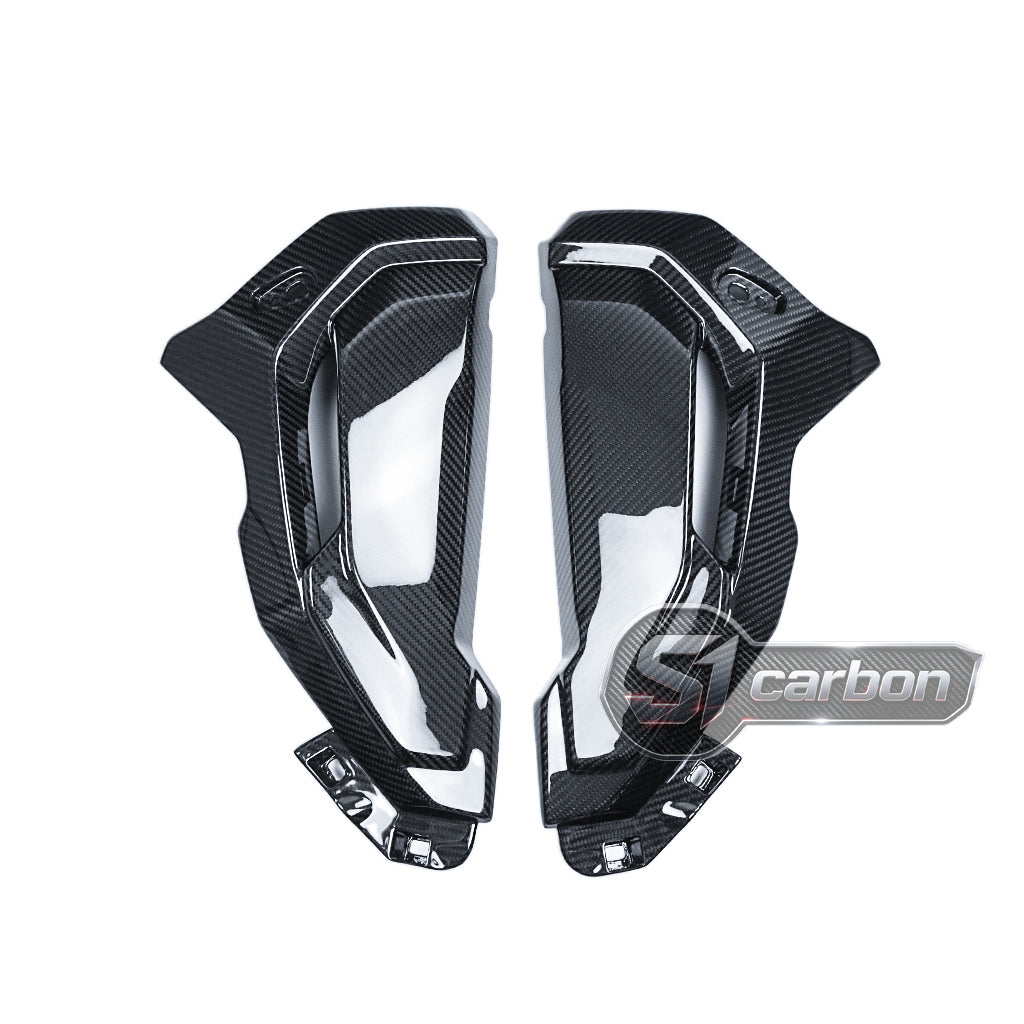 S1carbon BMW S1000XR 2021-2024 Carbon Fiber Radiator Cover – 100% Dry Carbon
