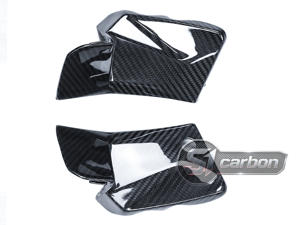 S1carbon BMW S1000XR 2021-2026 Carbon Fiber Dash Board Side Covers – 100% Dry Carbon