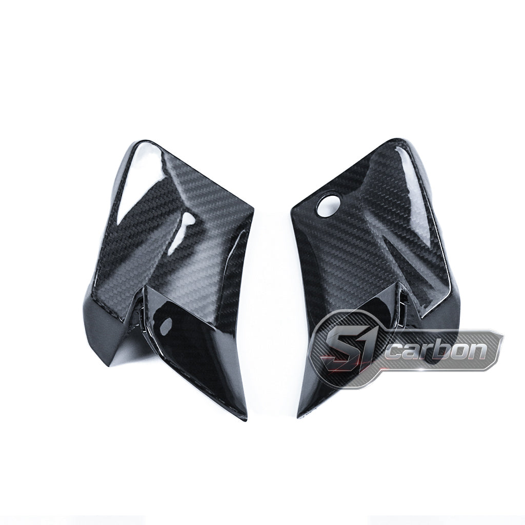S1carbon BMW S1000XR 2021-2026 Carbon Fiber Dash Board Side Covers – 100% Dry Carbon