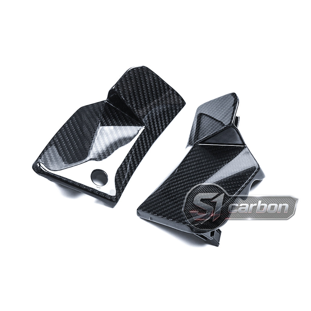 S1carbon BMW S1000XR 2021-2026 Carbon Fiber Dash Board Side Covers – 100% Dry Carbon
