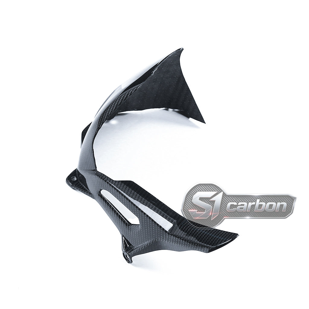 S1carbon BMW S1000XR 2021-2026 Carbon Fiber Rear Fender Chain Guard – 100% Dry Carbon