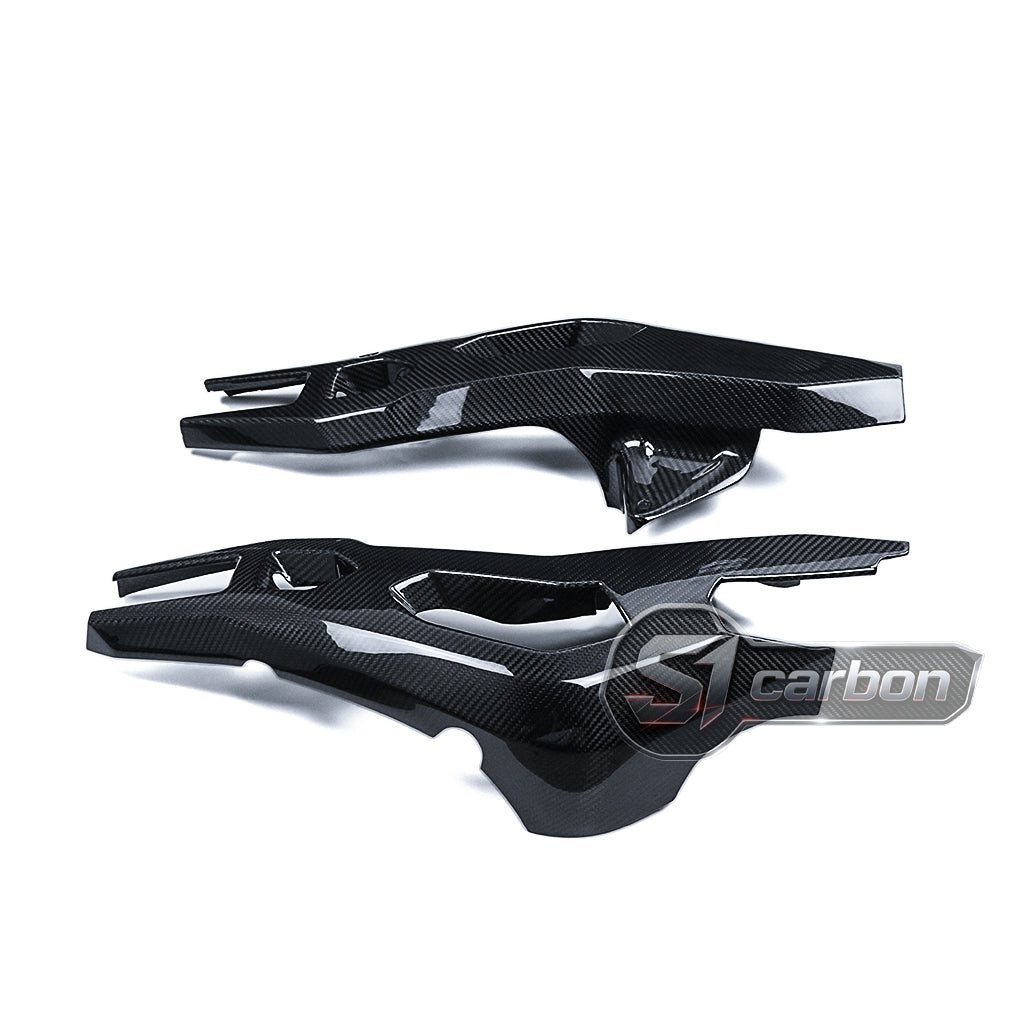 S1carbon BMW S1000XR 2021-2026 Carbon Fiber Swingarm Covers – 100% Dry Carbon