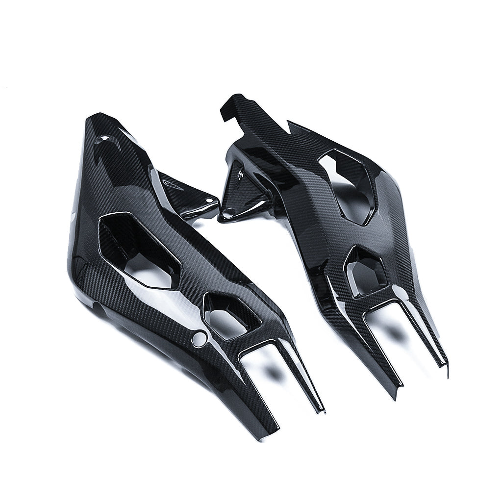 S1carbon BMW S1000XR 2021-2026 Carbon Fiber Swingarm Covers – 100% Dry Carbon