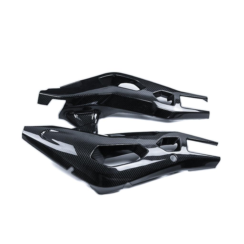 S1carbon BMW S1000XR 2021-2026 Carbon Fiber Swingarm Covers – 100% Dry Carbon