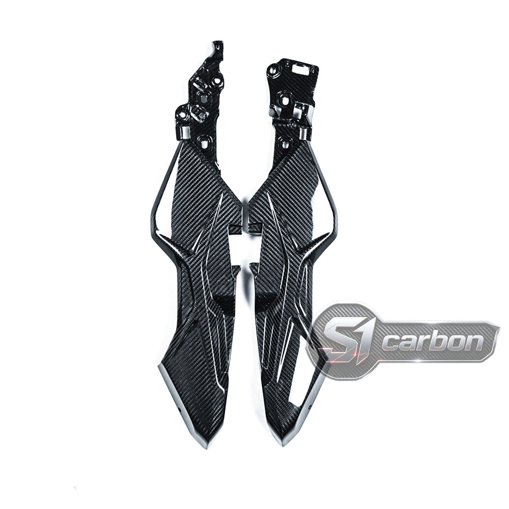 S1carbon BMW S1000XR 2024-2026 Carbon Fiber Tail Side Panels – 100% Dry Carbon