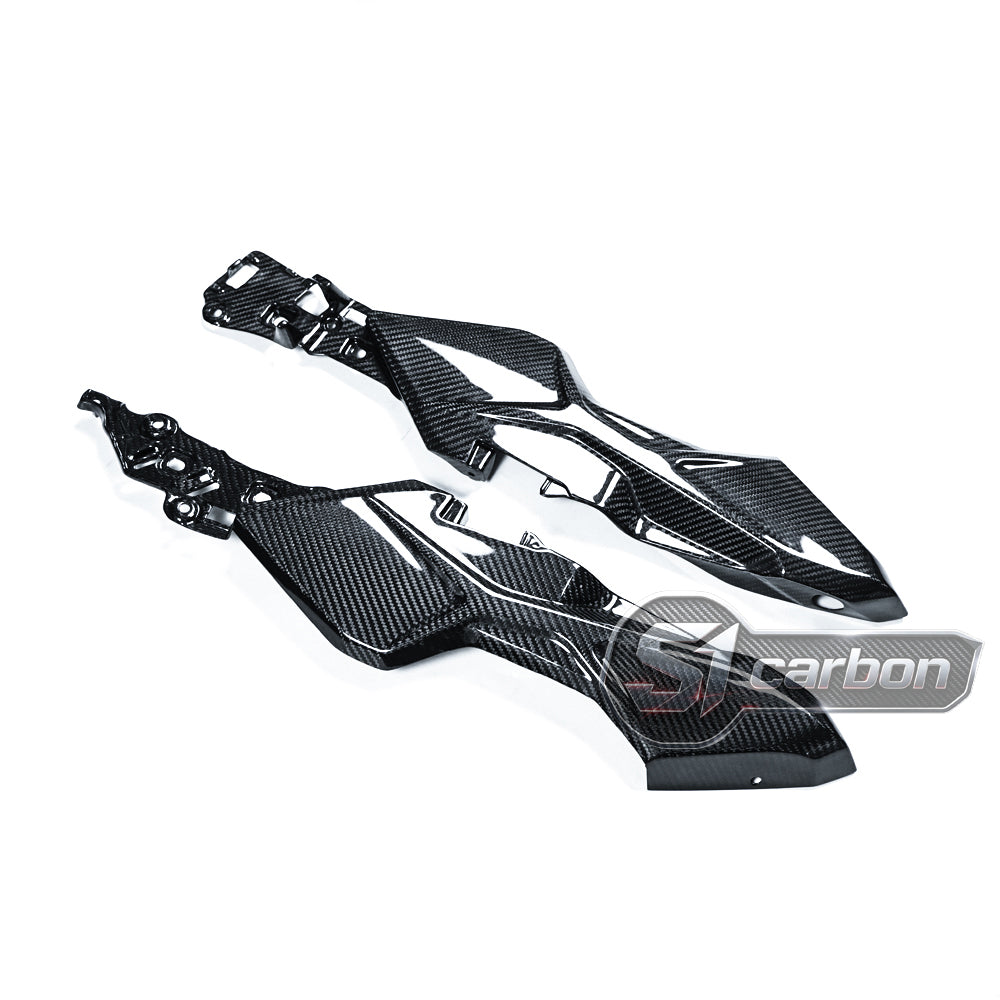 S1carbon BMW S1000XR 2024-2026 Carbon Fiber Tail Side Panels – 100% Dry Carbon