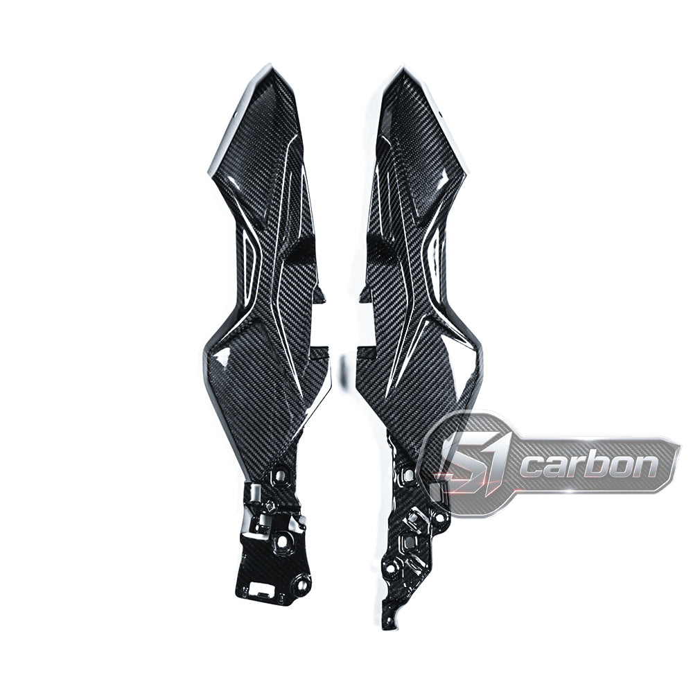 S1carbon BMW S1000XR 2024-2026 Carbon Fiber Tail Side Panels – 100% Dry Carbon