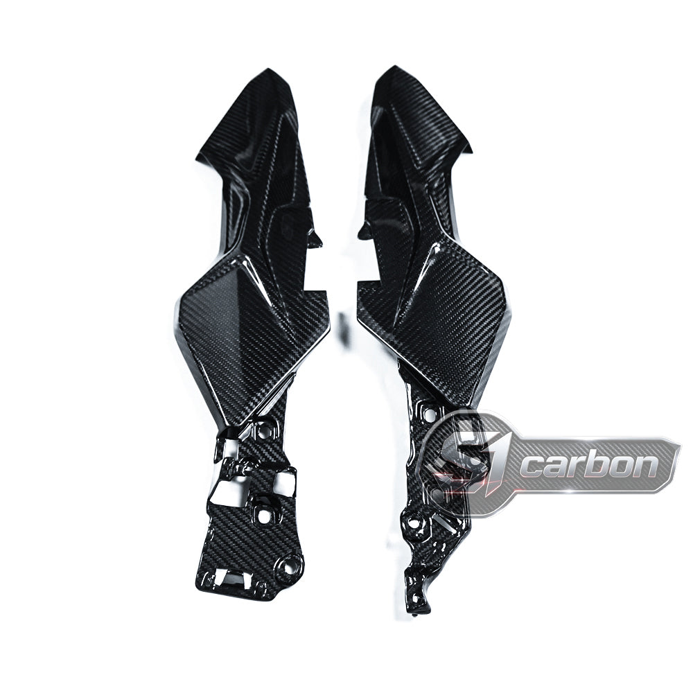 S1carbon BMW S1000XR 2024-2026 Carbon Fiber Tail Side Panels – 100% Dry Carbon