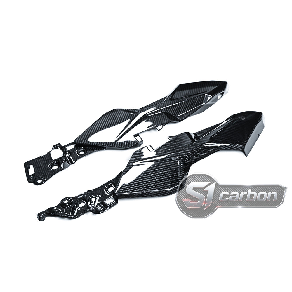 S1carbon BMW S1000XR 2024-2026 Carbon Fiber Tail Side Panels – 100% Dry Carbon