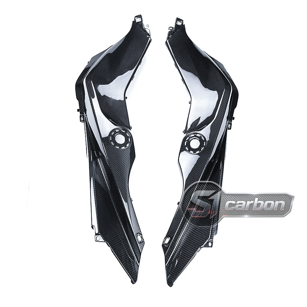 S1carbon BMW S1000XR 2021-2026 Carbon Fiber Tank Side Fairing – 100% Dry Carbon