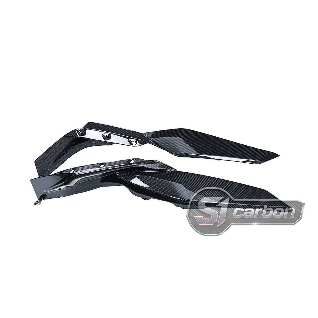 S1carbon BMW S1000XR 2021-2026 Carbon Fiber Tank Side Panels – 100% Dry Carbon