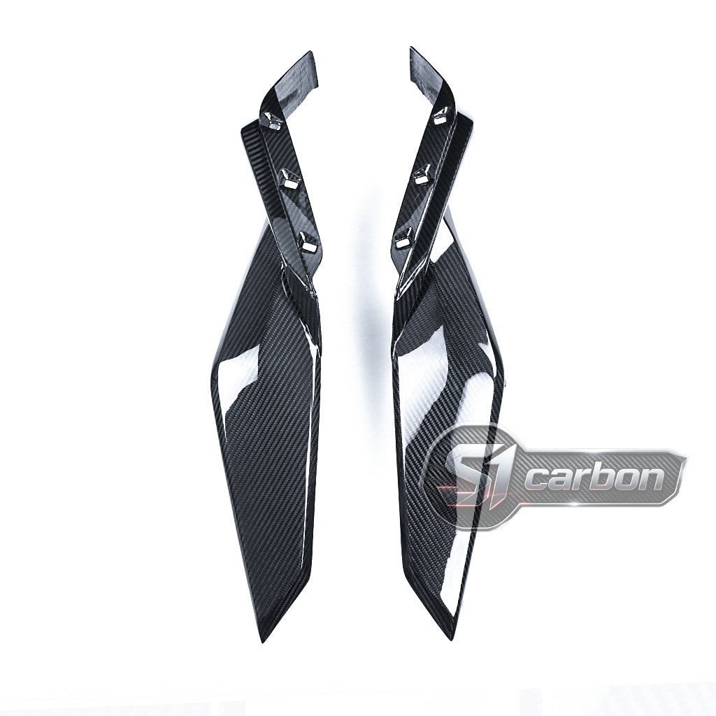 S1carbon BMW S1000XR 2021-2026 Carbon Fiber Tank Side Panels – 100% Dry Carbon