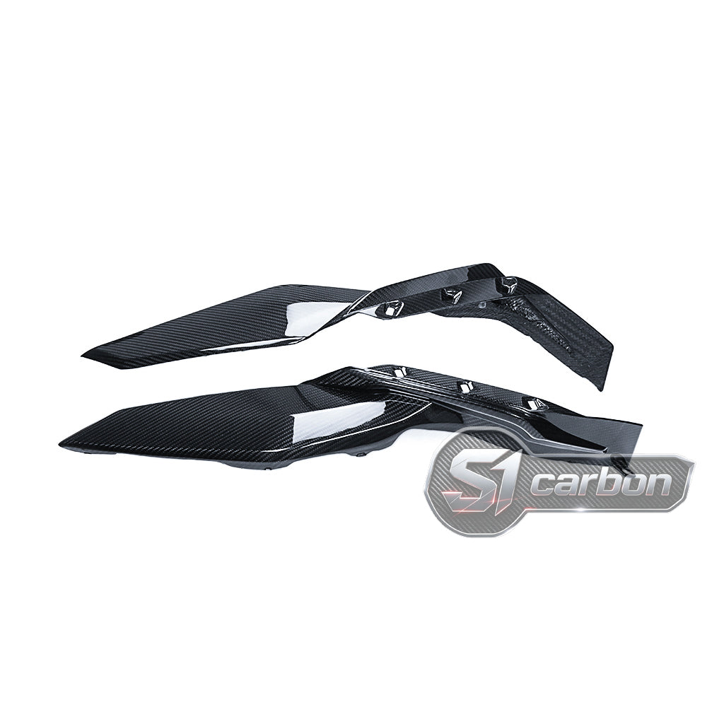 S1carbon BMW S1000XR 2021-2026 Carbon Fiber Tank Side Panels – 100% Dry Carbon