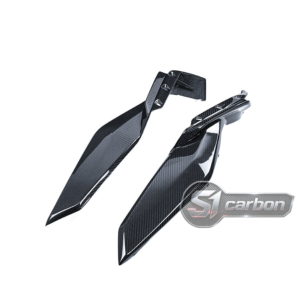 S1carbon BMW S1000XR 2021-2026 Carbon Fiber Tank Side Panels – 100% Dry Carbon