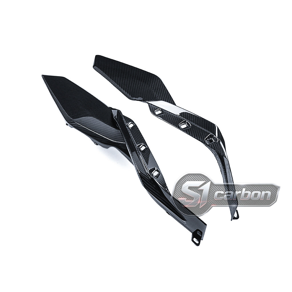S1carbon BMW S1000XR 2021-2026 Carbon Fiber Tank Side Panels – 100% Dry Carbon