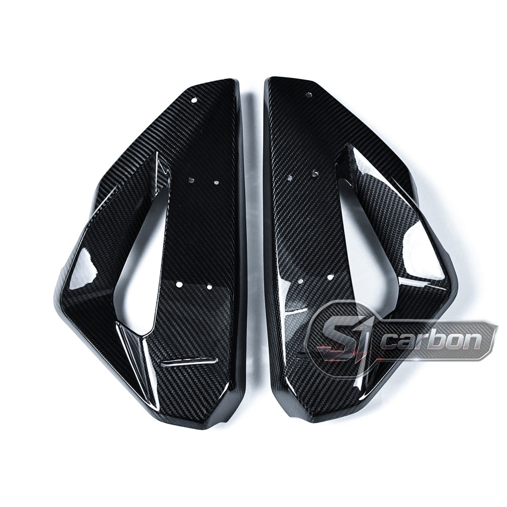S1carbon BMW S1000XR 2025-2026 Carbon Fiber Radiator Cover – 100% Dry Carbon