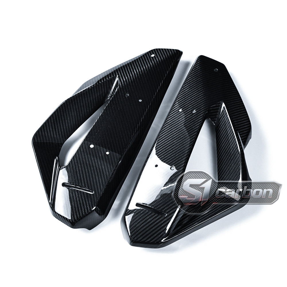 S1carbon BMW S1000XR 2025-2026 Carbon Fiber Radiator Cover – 100% Dry Carbon