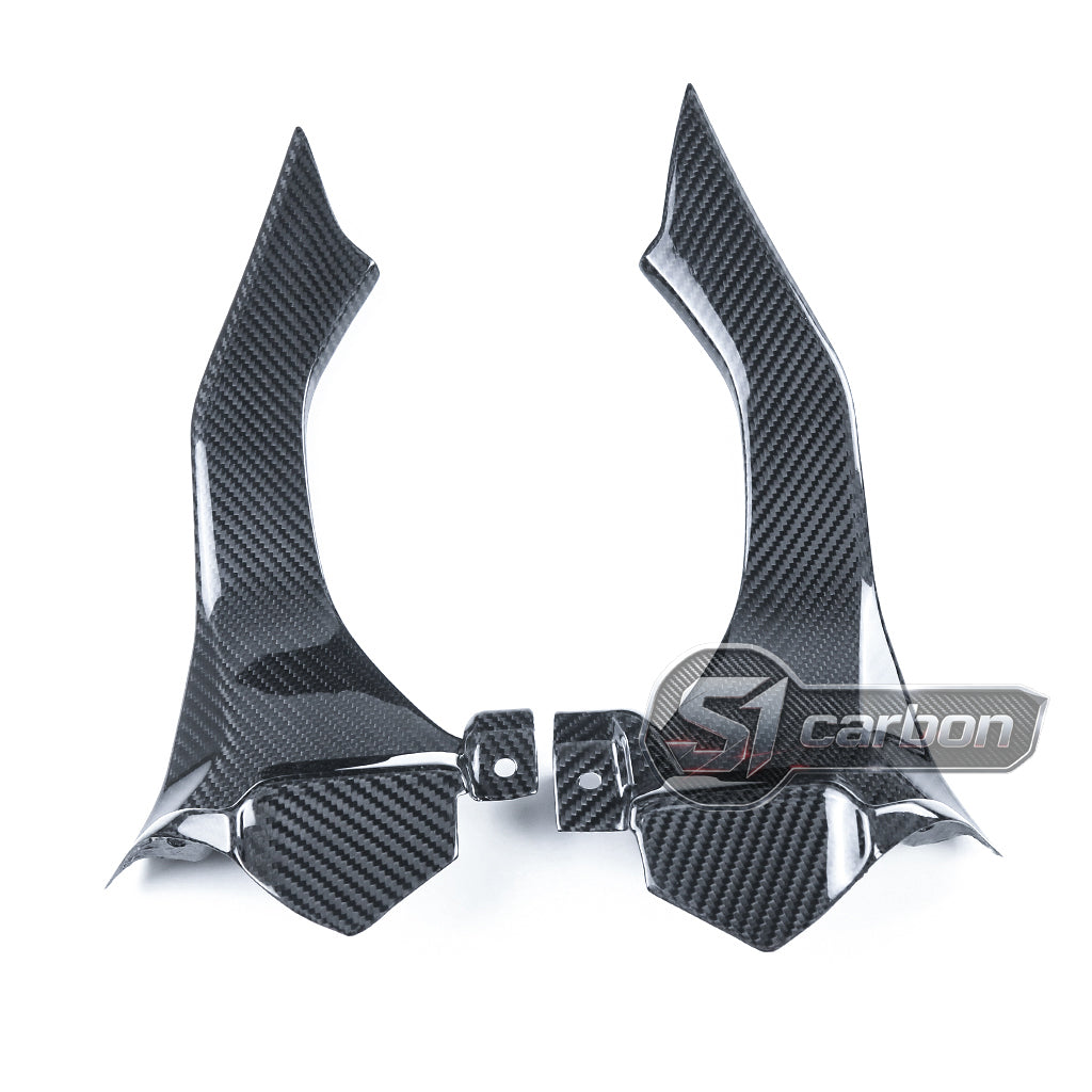 S1carbon Yamaha YZF-R1 2015-2019 Carbon Fiber Dashboard Covers – 100% Dry Carbon – product photo 1 of 5