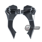 S1carbon Yamaha YZF-R1 2015-2019 Carbon Fiber Dashboard Covers – 100% Dry Carbon – product photo 3 of 5
