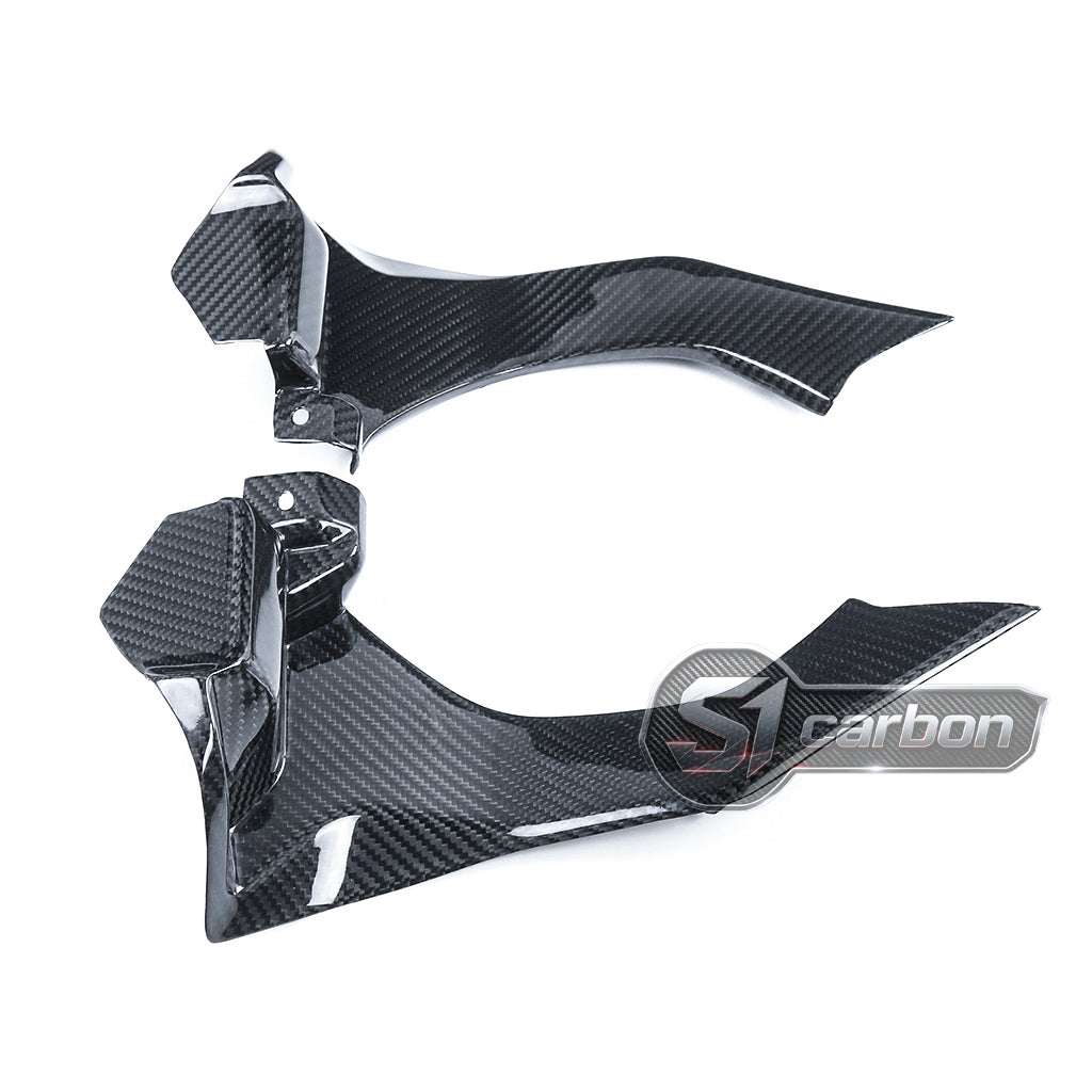 S1carbon Yamaha YZF-R1 2015-2019 Carbon Fiber Dashboard Covers – 100% Dry Carbon – product photo 5 of 5
