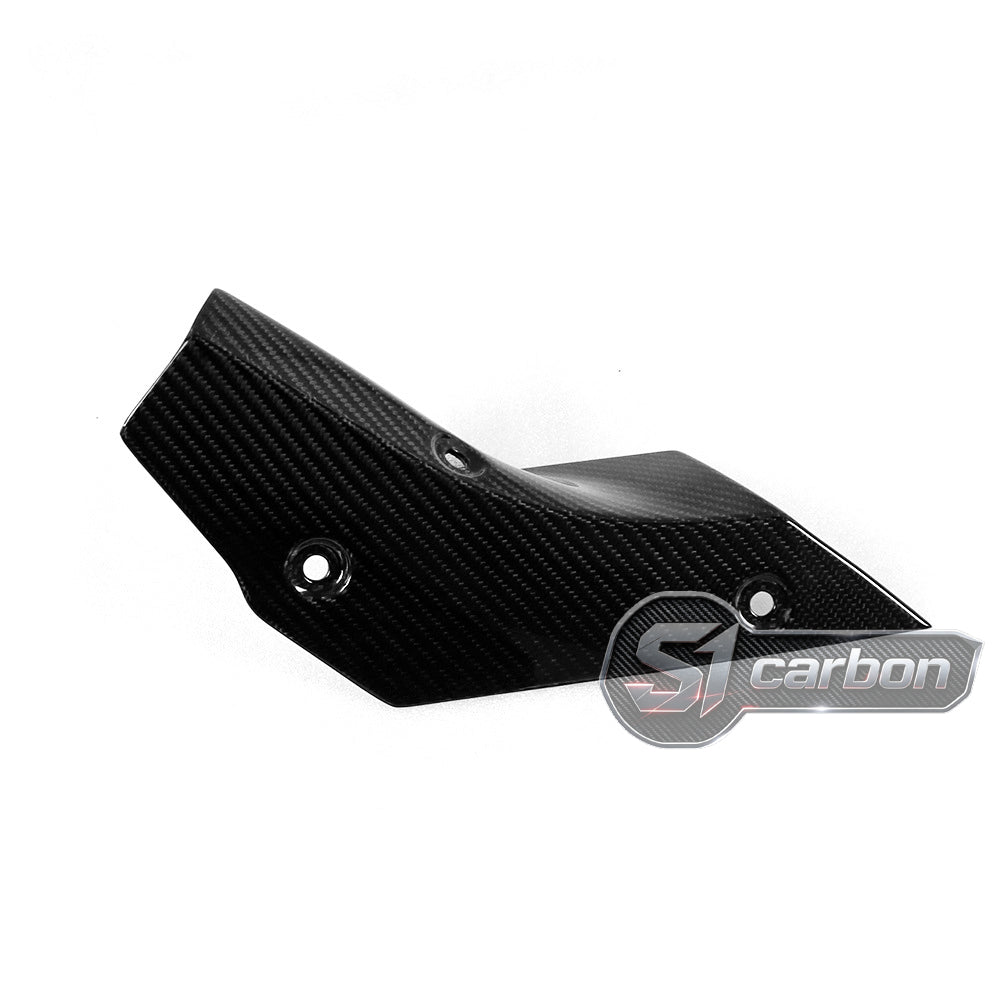 S1carbon Yamaha YZF-R1 2015-2019 Carbon Fiber Upper Exhaust Cover – 100% Dry Carbon – product photo 1 of 5