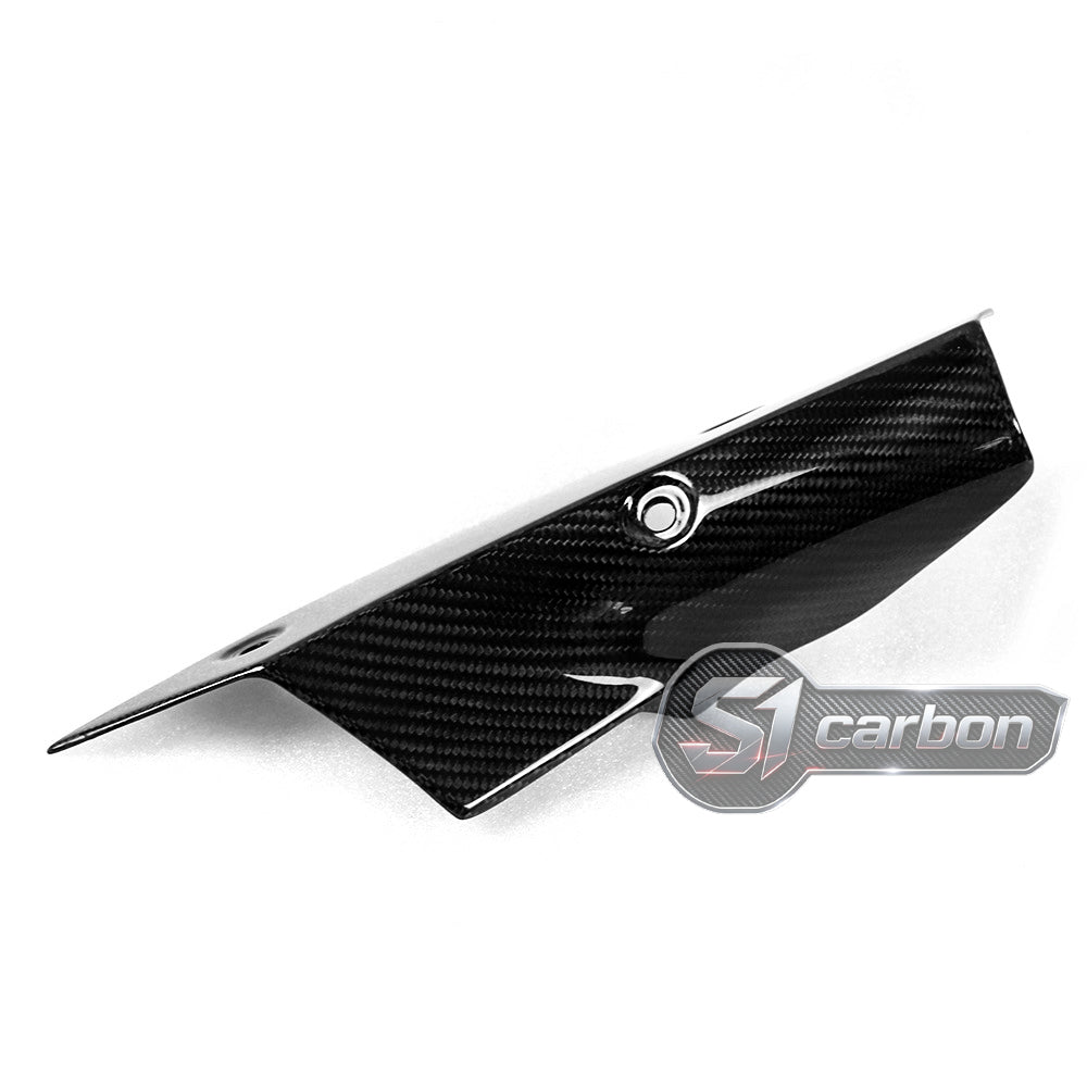 S1carbon Yamaha YZF-R1 2015-2019 Carbon Fiber Upper Exhaust Cover – 100% Dry Carbon – product photo 4 of 5